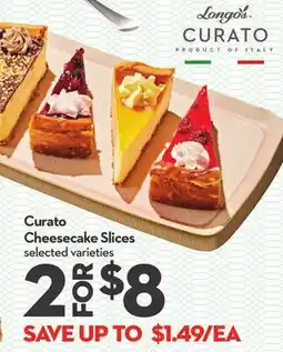 Longo's Cheesecake Slices offer