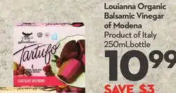 Longo's Organic Balsamic Vinegar of Modena offer
