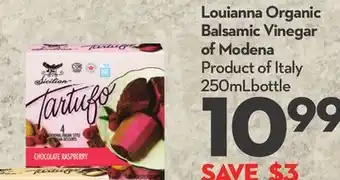Longo's Organic Balsamic Vinegar of Modena offer