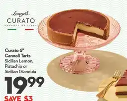 Longo's 6 Cannoli Tarts offer