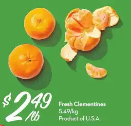 Longo's Fresh Clementines offer