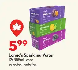 Longo's Sparkling Water offer
