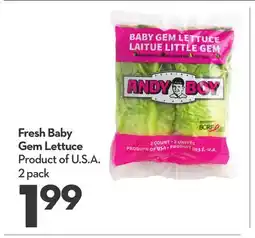 Longo's Fresh Baby Gem Lettuce offer