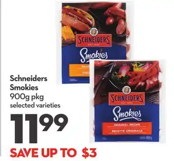 Longo's Schneiders Smokies offer