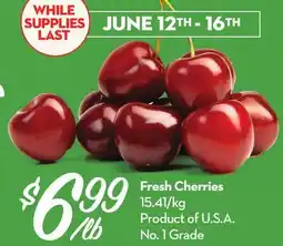 Longo's Fresh Cherries offer
