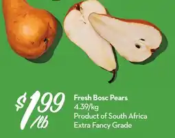 Longo's Fresh Bosc Pears offer