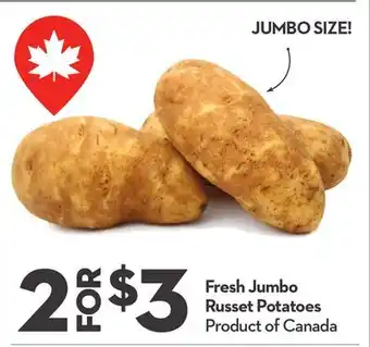 Longo's Fresh Jumbo Russet Potatoes offer