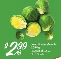 Longo's Fresh Brussels Spouts offer