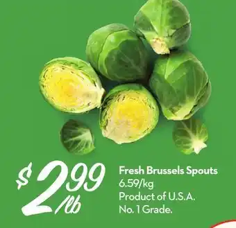Longo's Fresh Brussels Spouts offer
