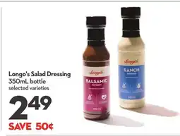 Longo's Salad Dressing offer