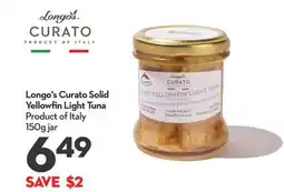 Longo's Curato Solid Yellowfin Light Tuna offer
