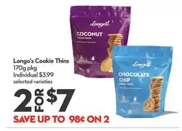 Longo's Cookie Thins offer