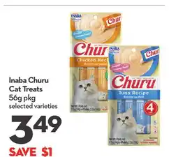 Longo's Inaba Churu Cat Treats offer