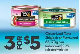 Longo's Tuna Skipjack or Flavoured offer
