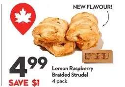 Longo's Lemon Raspberry Braided Strudel offer