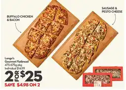 Longo's Gourmet Flatbread offer