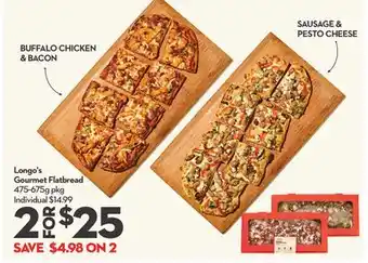 Longo's Gourmet Flatbread offer
