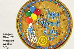 Longo's Giant 12 Message Cookie offer