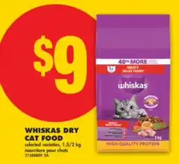 No Frills WHISKAS DRY CAT FOOD offer
