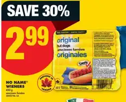 No Frills NO NAME WIENERS, 450 G offer