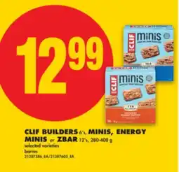 No Frills CLIF BUILDERS, 6'S, MINIS, ENERGY MINIS OR ZBAR, 12'S, 280-408 G offer