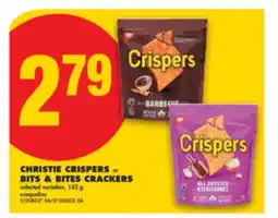 No Frills CHRISTIE CRISPERS or BITS & BITES CRACKERS, 145 G offer
