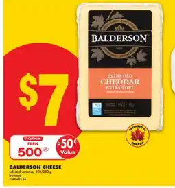 No Frills BALDERSON CHEESE, 250/280 G offer