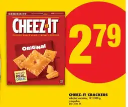 No Frills CHEEZ-IT CRACKERS, 191/200 g offer