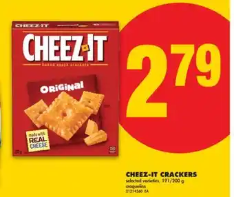 No Frills CHEEZ-IT CRACKERS, 191/200 g offer