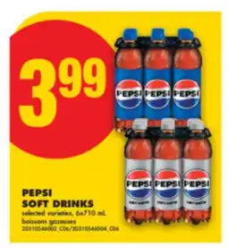 No Frills PEPSI SOFT DRINKS, 6x710 offer