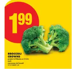 No Frills BROCCOLI CROWNS, EACH offer