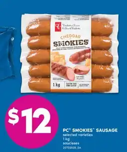 No Frills PC SMOKIES SAUSAGE, 1 KG offer