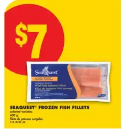 No Frills SEAQUEST FROZEN FISH FILLETS, 400 G offer