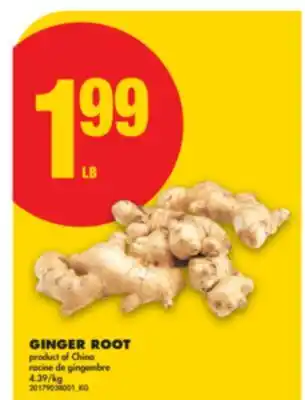No Frills GINGER ROOT offer