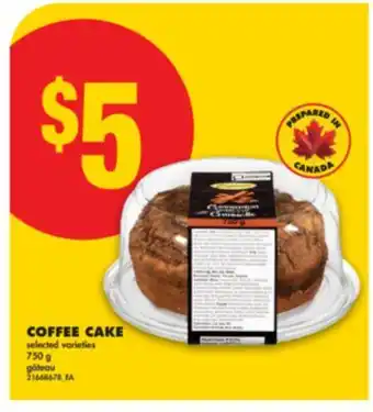 No Frills COFFEE CAKE, 750 G offer