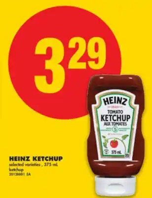 No Frills HEINZ KETCHUP, 375 mL offer