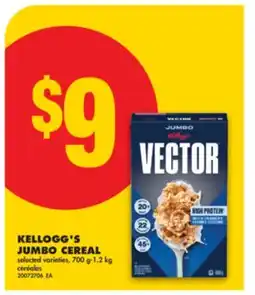 No Frills KELLOGG'S JUMBO CEREAL, 700 g - 1.2 kg offer
