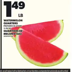 Independent Grocer WATERMELON QUARTERS offer