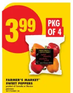 No Frills FARMER'S MARKET SWEET PEPPERS, PKG OF 4 offer