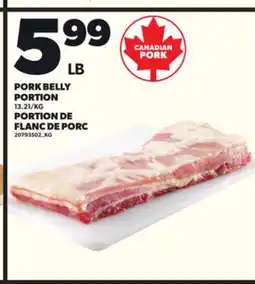 Independent Grocer PORK BELLY PORTION offer