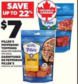 Independent Grocer PILLER'S PEPPERONI, 175-375 G offer