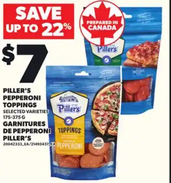 Independent Grocer PILLER'S PEPPERONI, 175-375 G offer