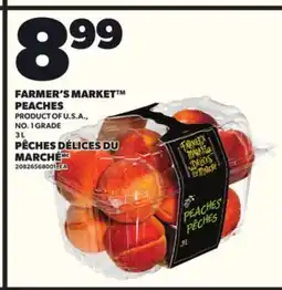 Independent Grocer FARMER'S MARKET PEACHES, 3 L offer