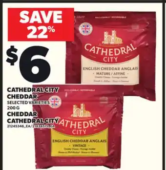 Independent Grocer CATHEDRAL CITY CHEDDAR, 200 G offer