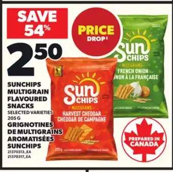 Independent Grocer SUNCHIPS MULTIGRAIN FLAVOURED SNACKS, 205 G offer