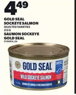 Independent Grocer GOLD SEAL SOCKEYE SALMON, 213 G offer
