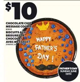 Independent Grocer CHOCOLATE CHIP MESSAGE COOKIE, 830 G offer