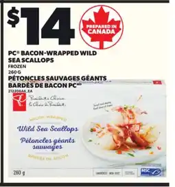 Independent Grocer PC BACON-WRAPPED WILD SEA SCALLOPS, 260 G offer