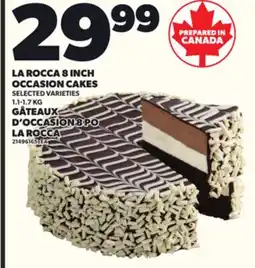 Independent Grocer LA ROCCA 8 INCH OCCASION CAKES, 1.1-1.7 KG offer