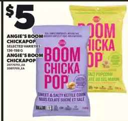 Independent Grocer ANGIE'S BOOM CHICKAPOP, 136-198 G offer